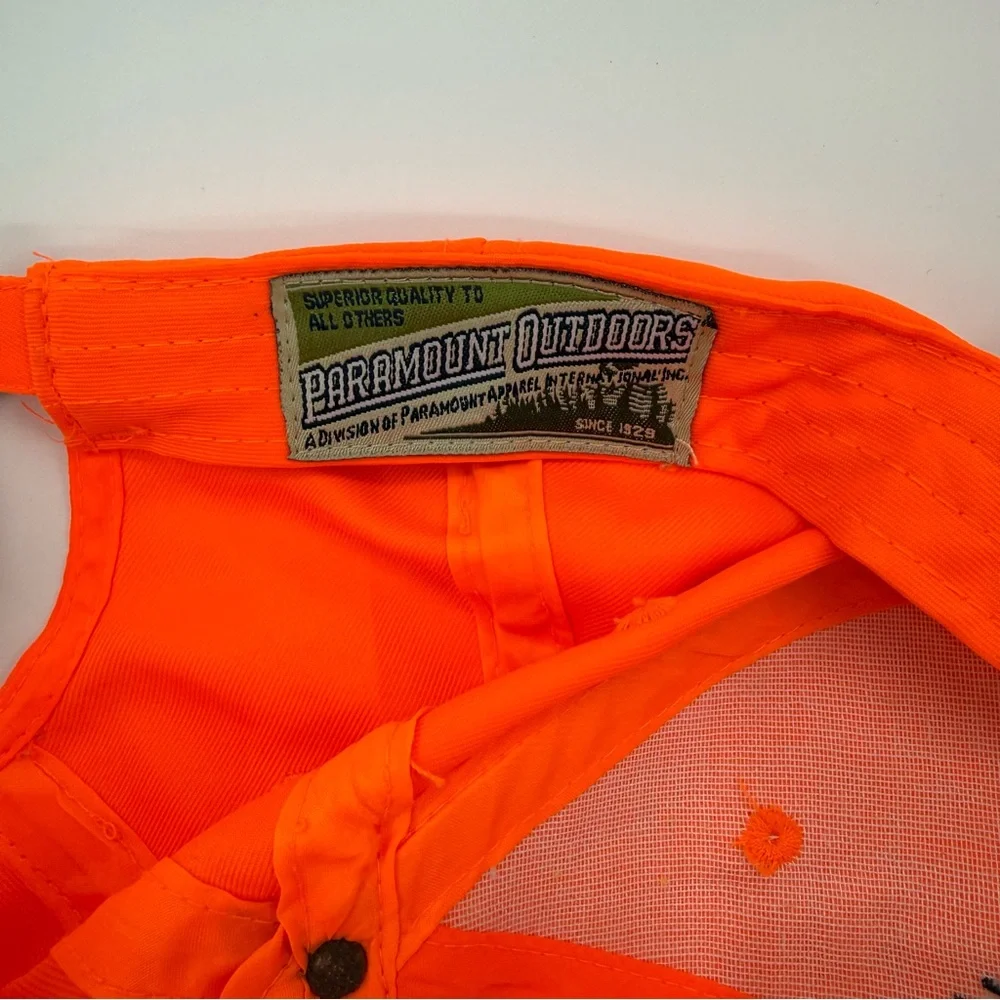 2 Buckmasters‎ Orange Adjustable Baseball Cap